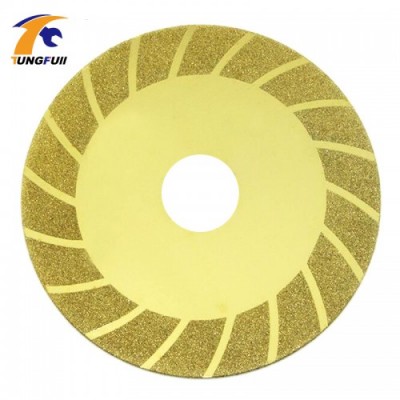 100 mm Titanyum Kaplı Elmas Disk Su Kanallı